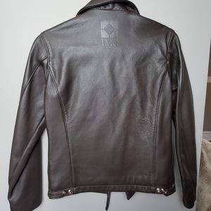 Roots leather jacket